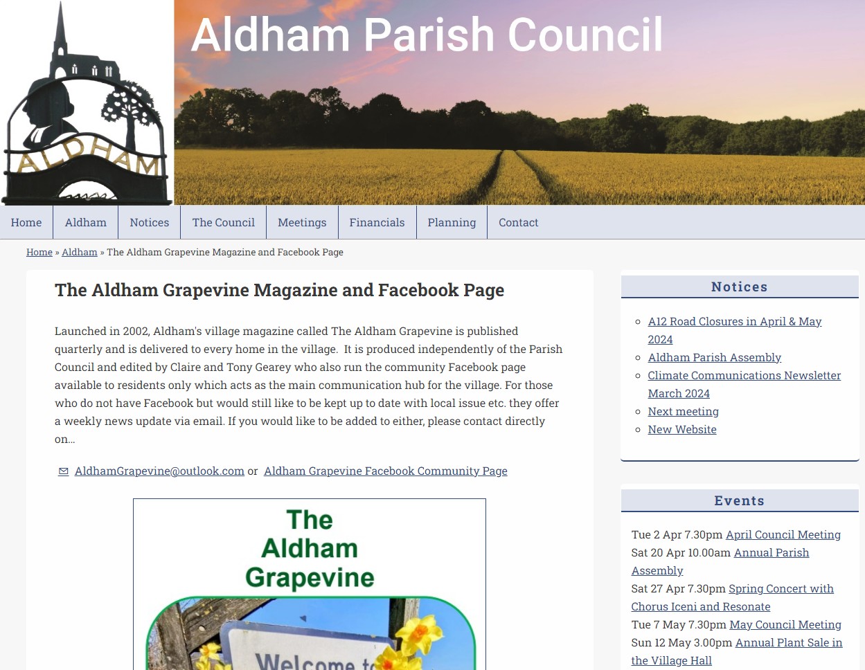 Aldham Parish Council